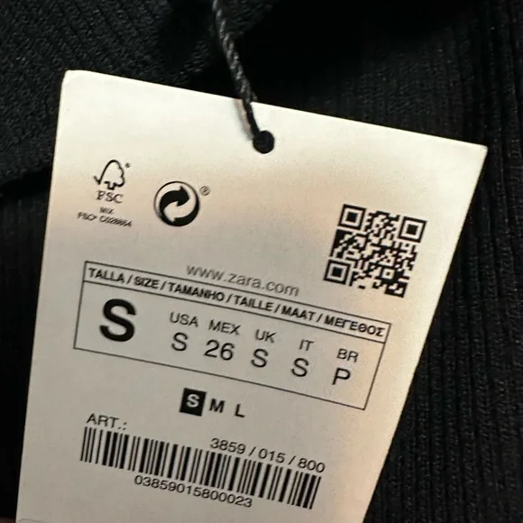 Zara knit flapper dress nwt - Picture 6 of 10